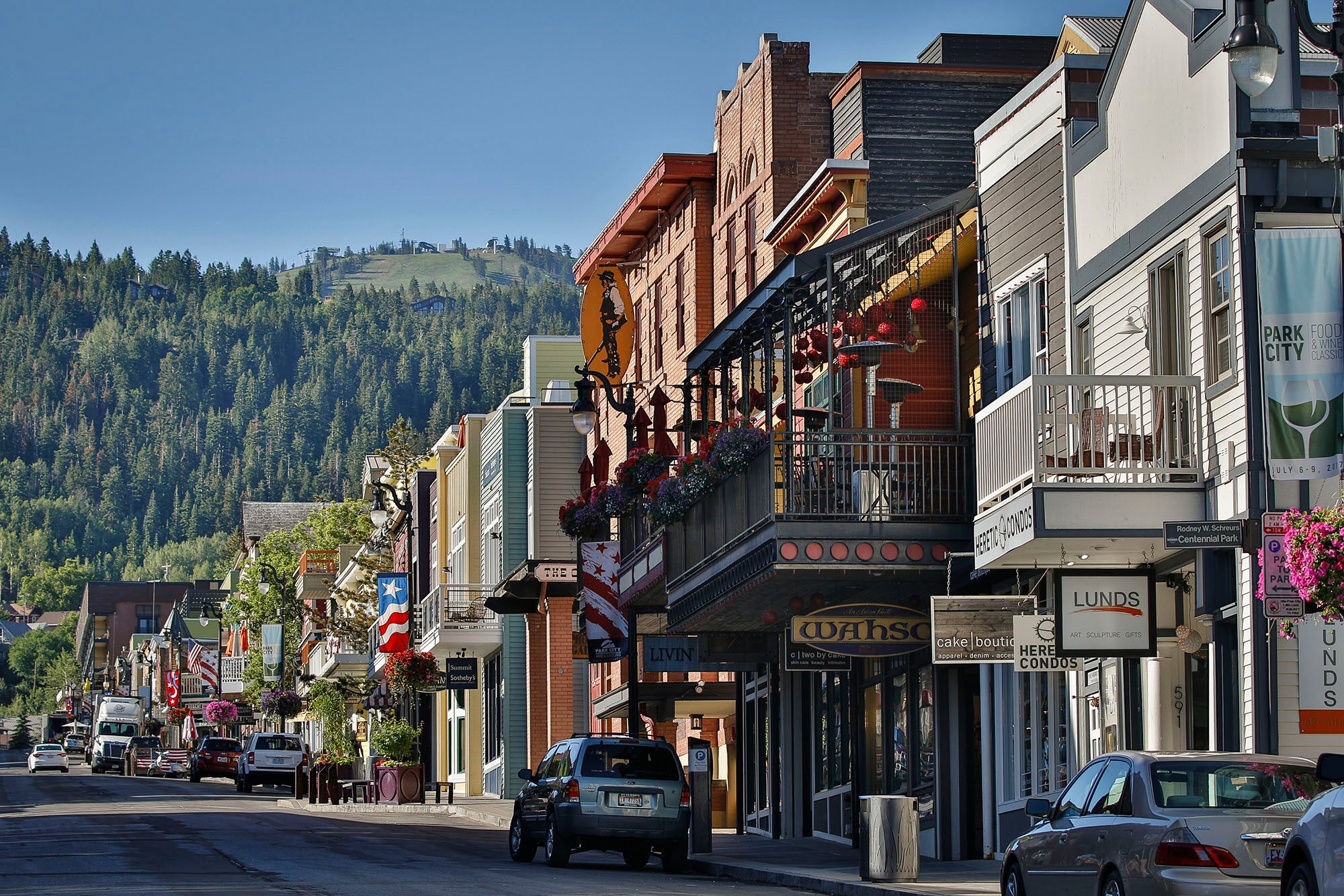Park City Historic Main Street in the Summer