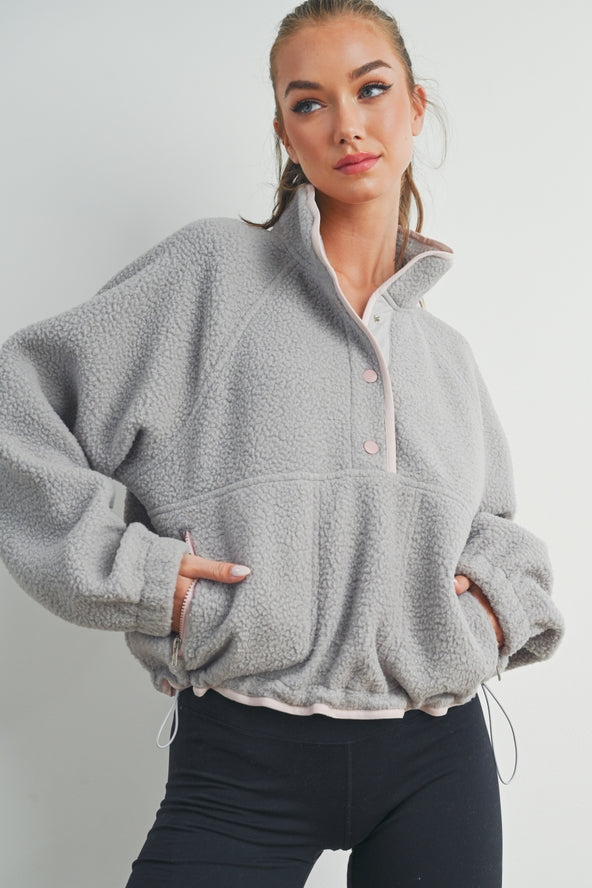 Button-Front Fleece