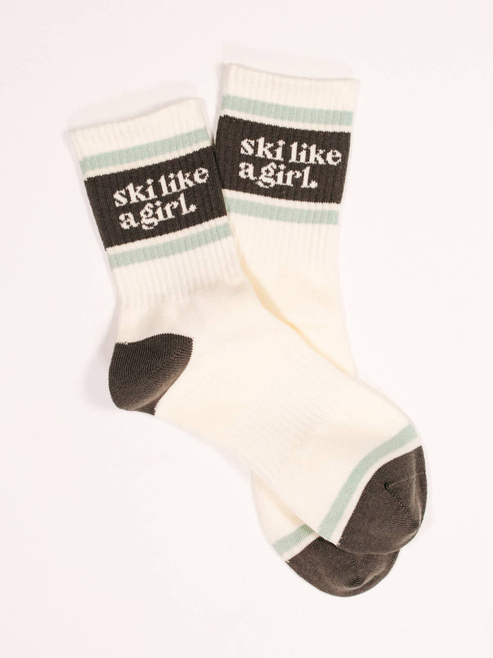 Ski Like a Girl Socks