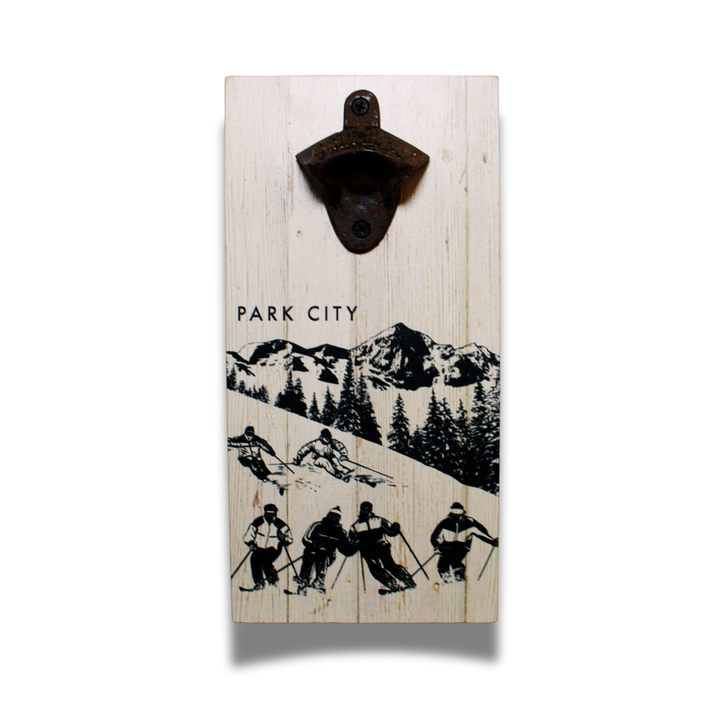Park City Retro Ski Run Bottle Opener
