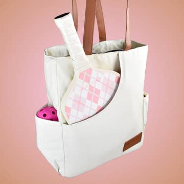 Premium Canvas Pickleball Tote Bag
