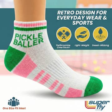 Pickleball Ankle Athletic Socks