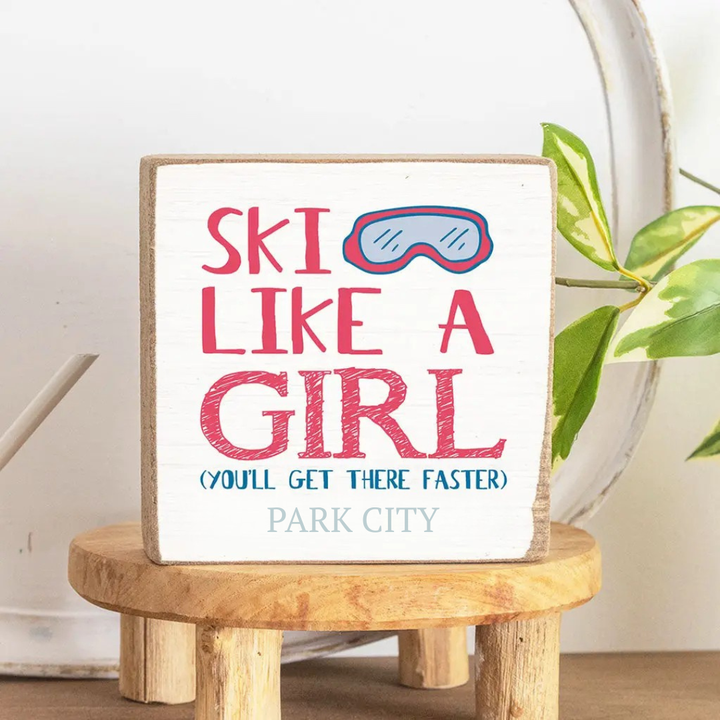 Park City Wooden Block
