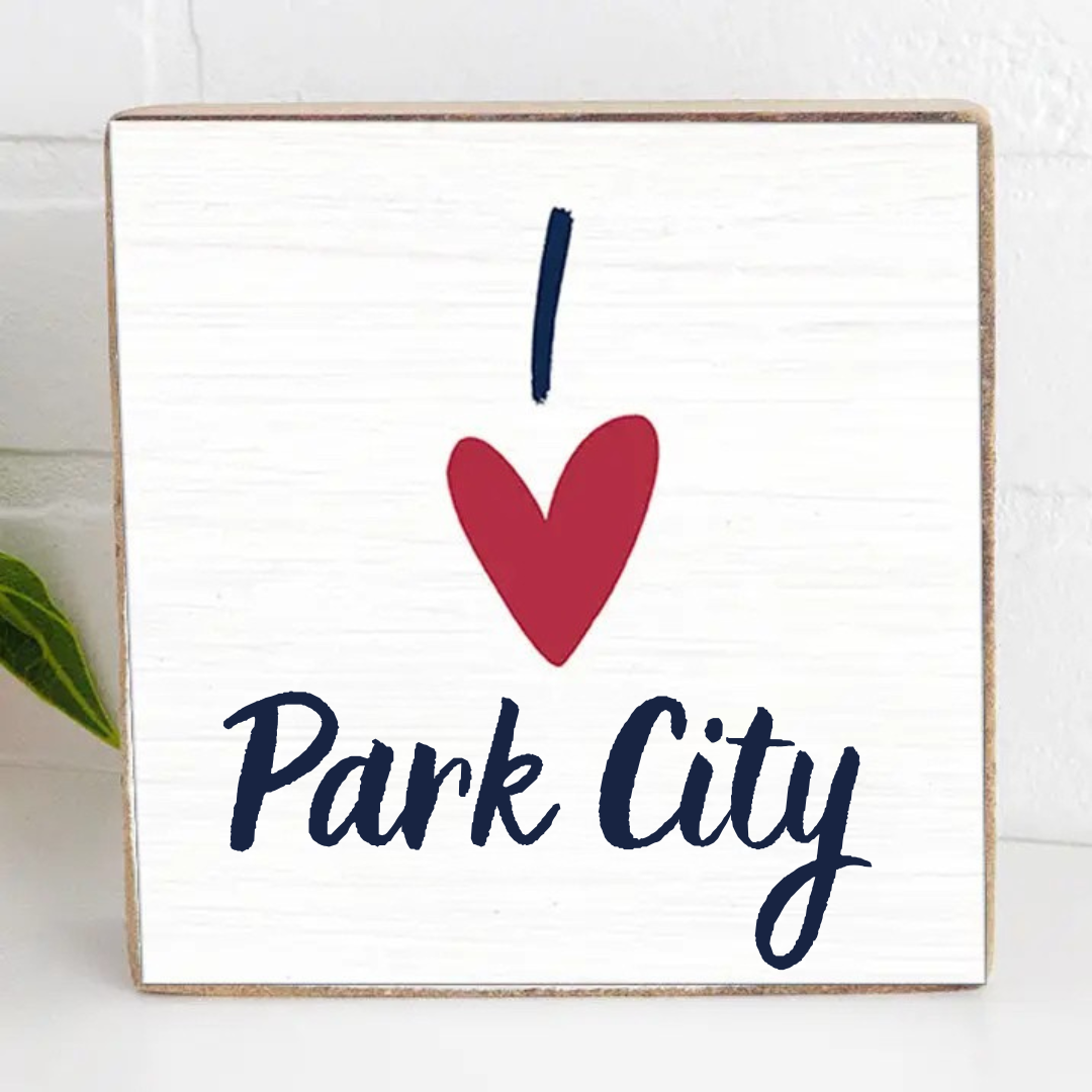 Park City Wooden Block