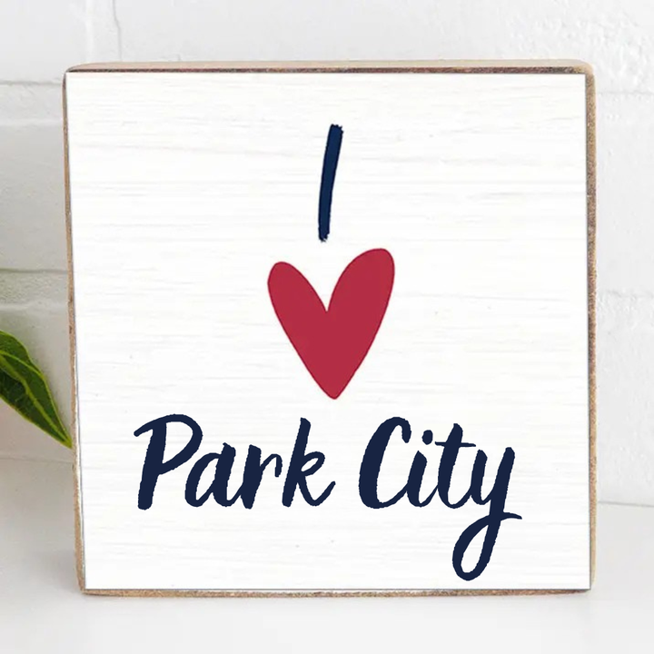 Park City Wooden Block