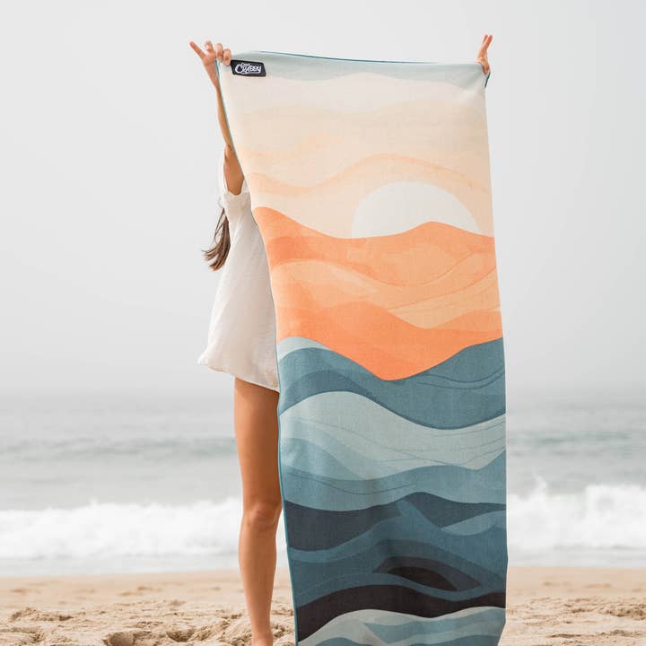 Captain Crabby Travel Beach Towel