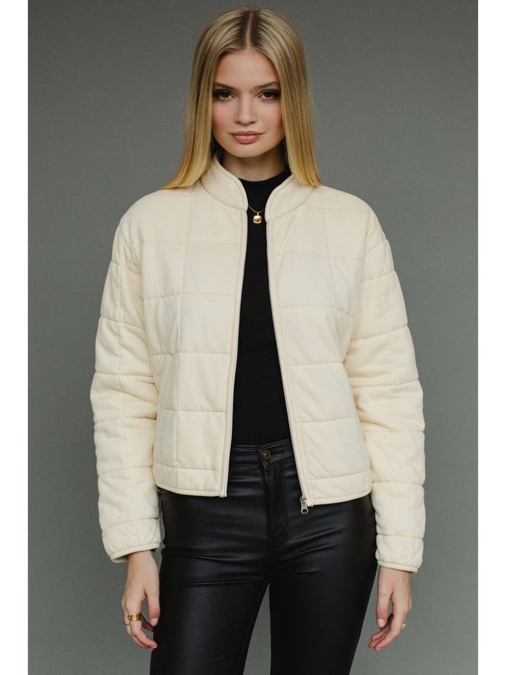 Washed Quilted Jacket