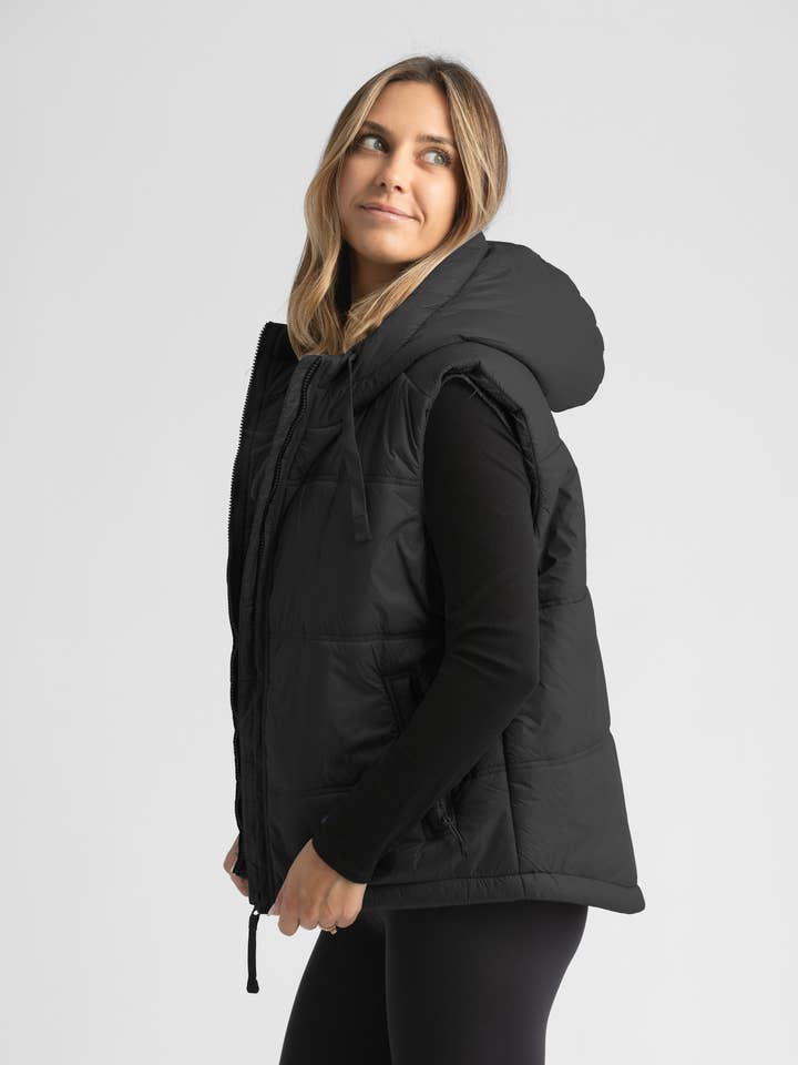 Daphne Hooded Puffer Vest