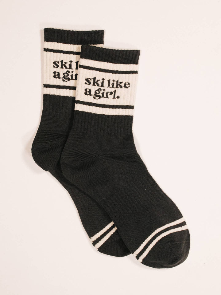 Ski Like a Girl Socks