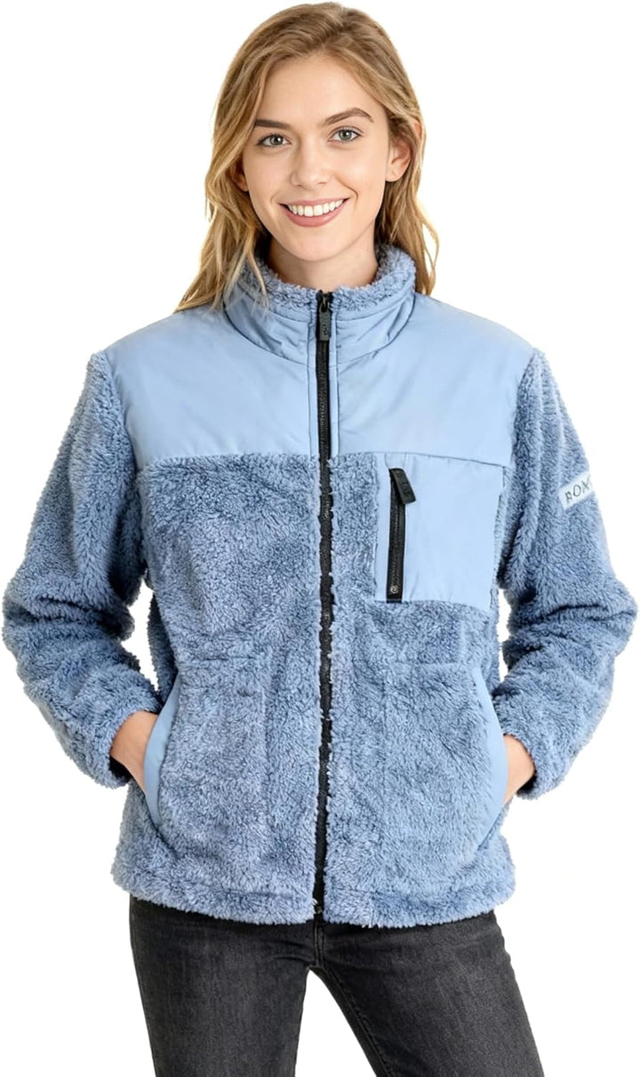 Roxy Solid Sherpa Bonded Fleece