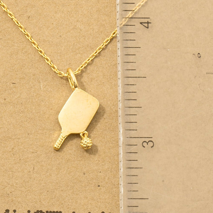 Pickleball Pendant Necklace