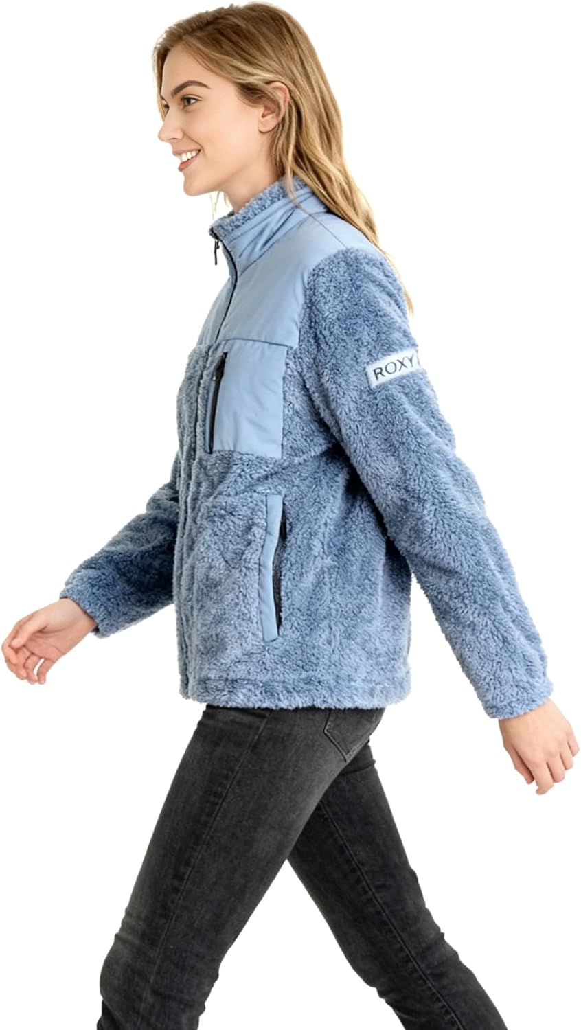 Roxy Solid Sherpa Bonded Fleece