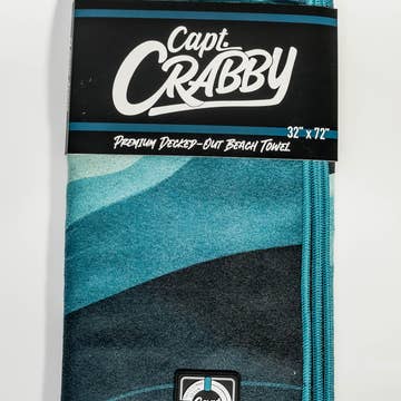 Captain Crabby Travel Beach Towel
