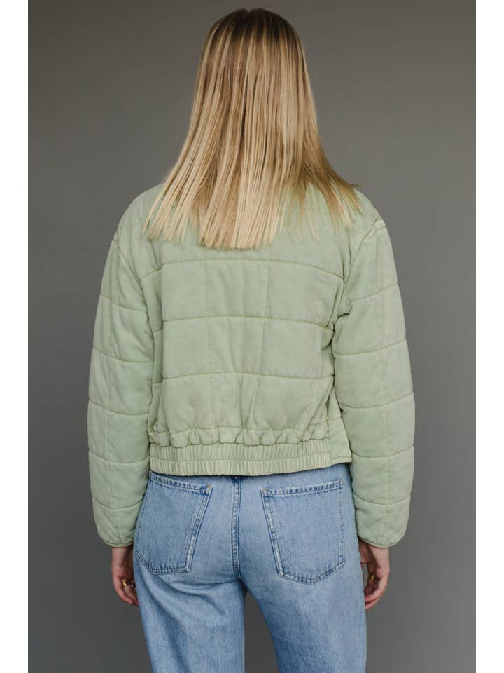 Washed Quilted Jacket