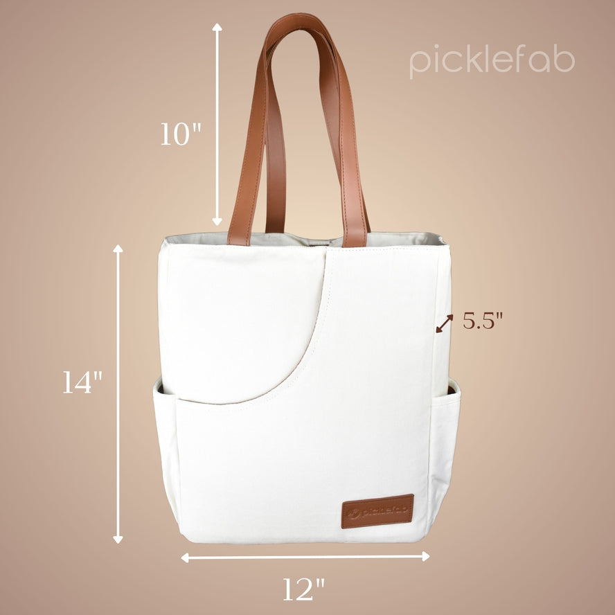 Premium Canvas Pickleball Tote Bag