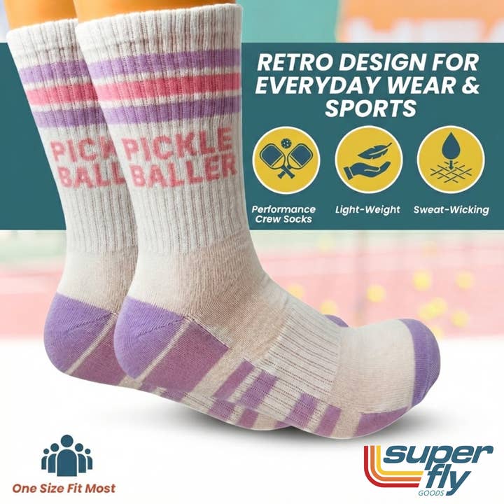 Pickleball Crew Athletic Socks