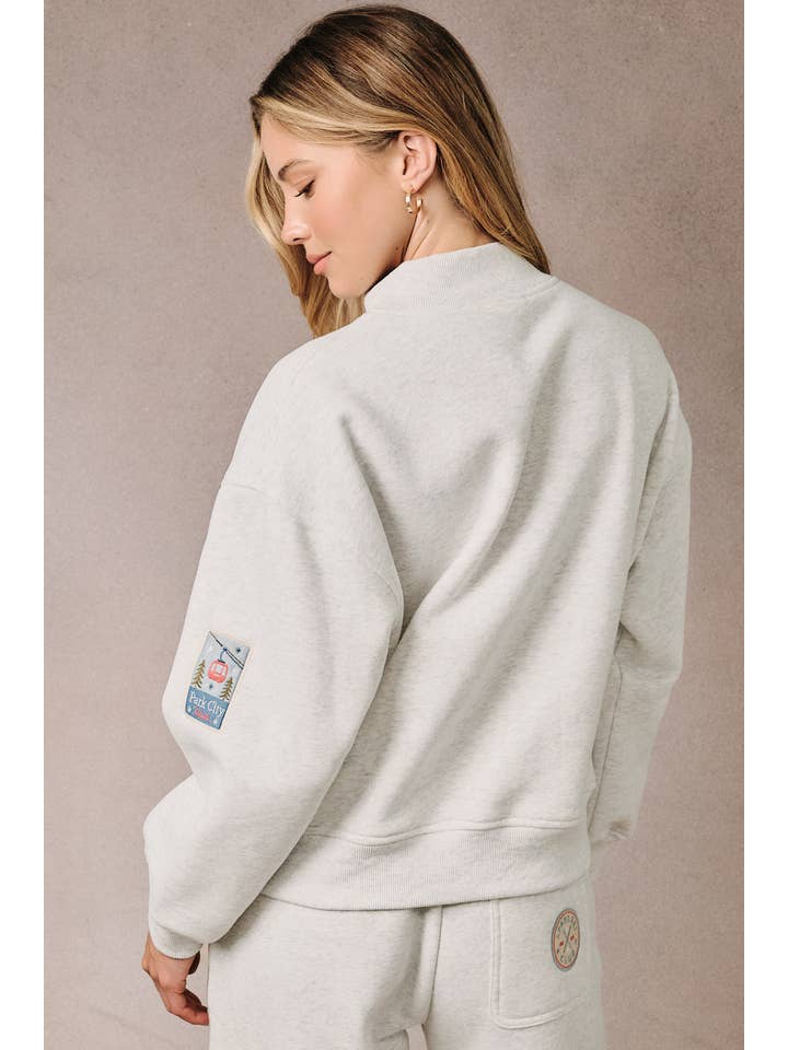 Ski Patch High Neck Crew