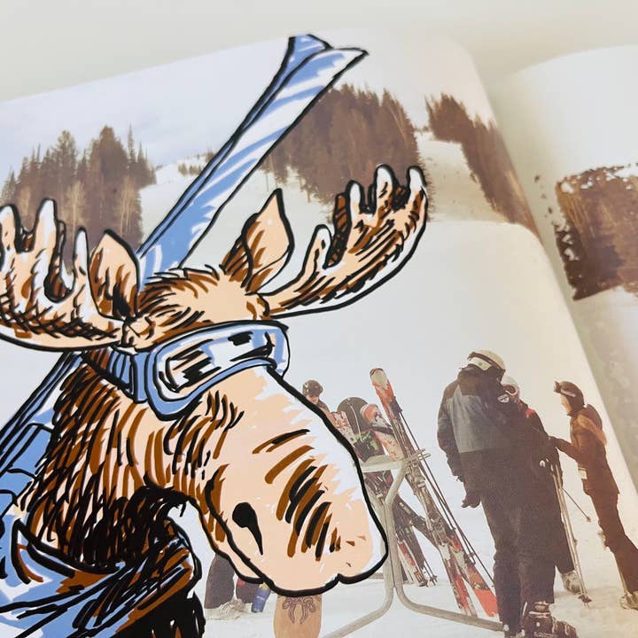 Gilbert the Moose Learns How to Ski - Book