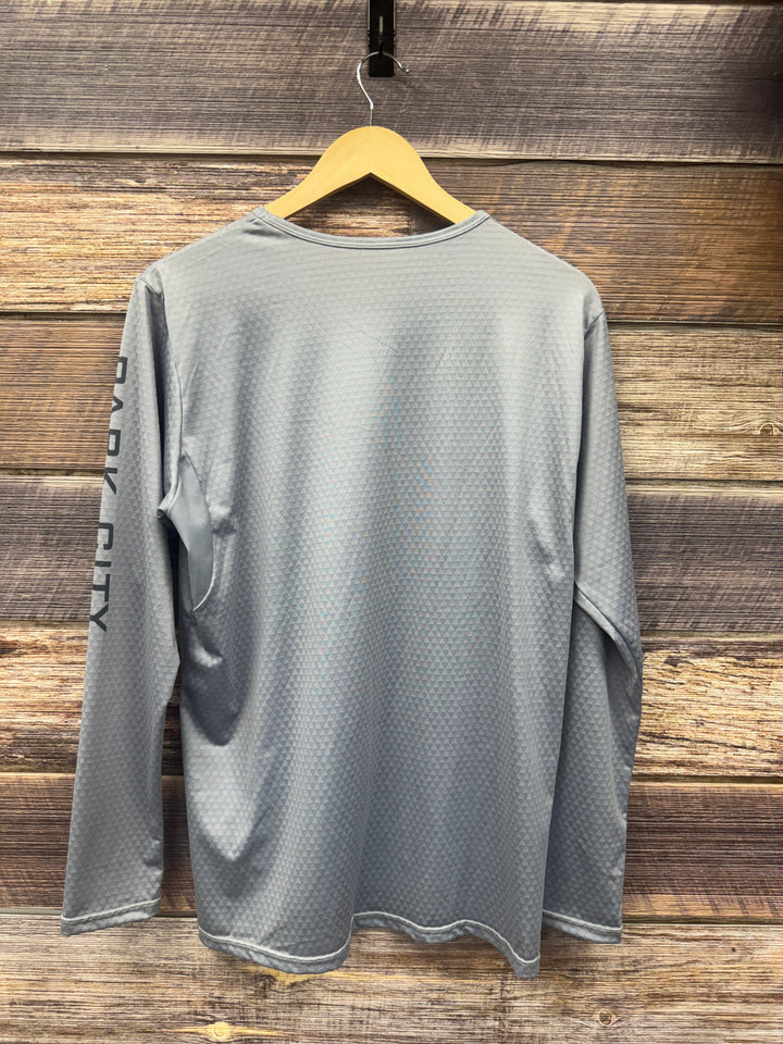 Switchback Sports Jersey L/S Aqua Gray