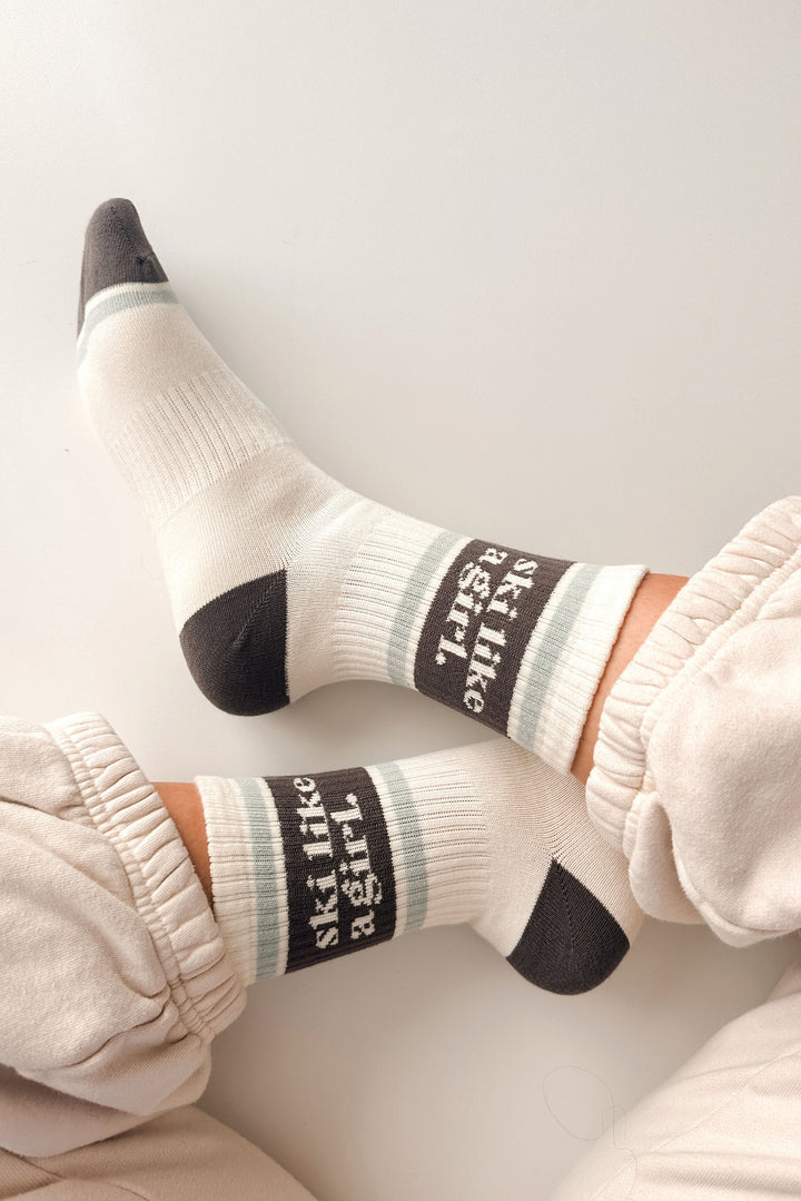 Ski Like a Girl Socks