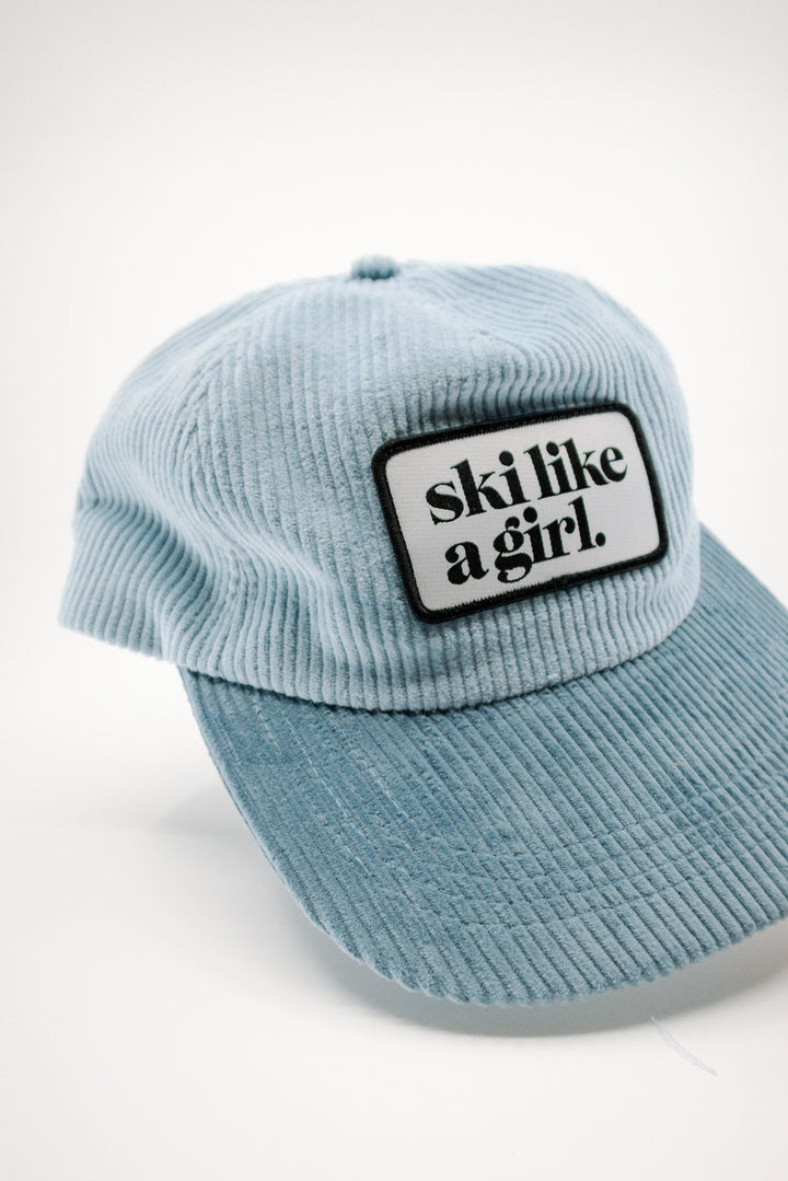 Ski Like a Girl Bluebird Classic Patch 5 Panel
