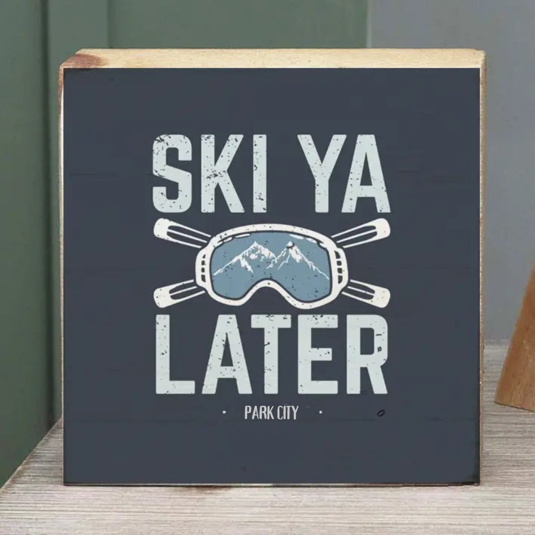 Park City Wooden Block