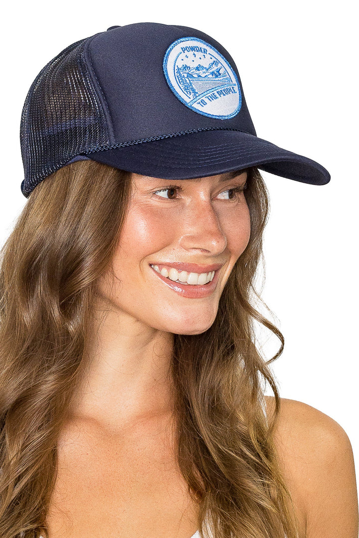 Powder to the People Trucker Hat