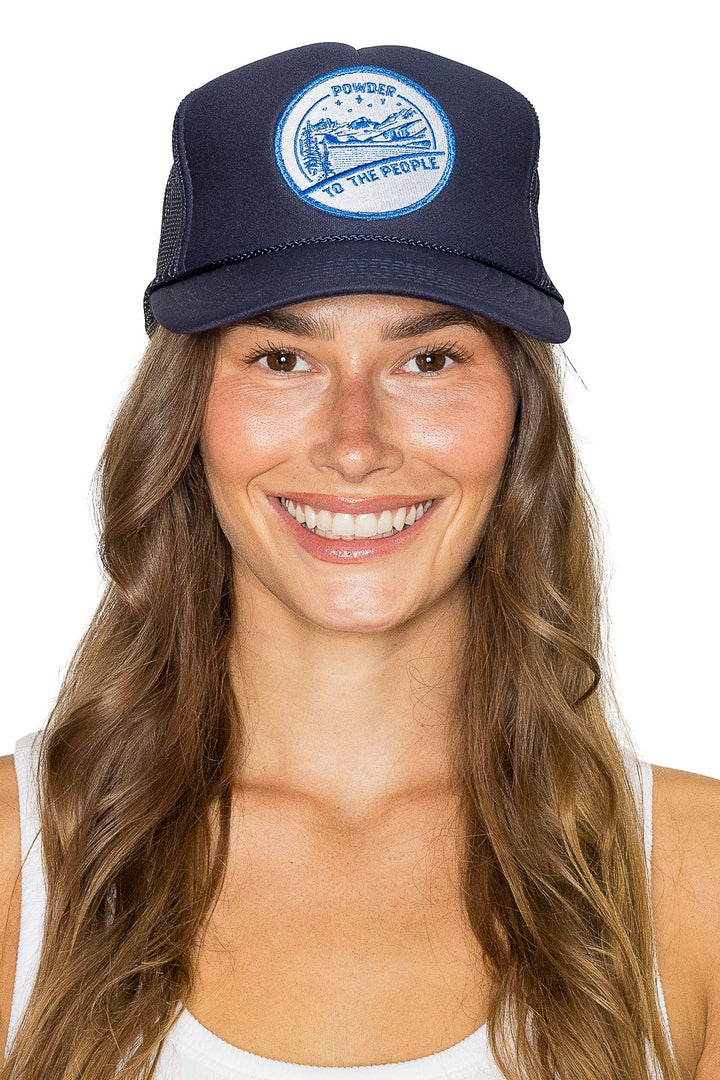 Powder to the People Trucker Hat
