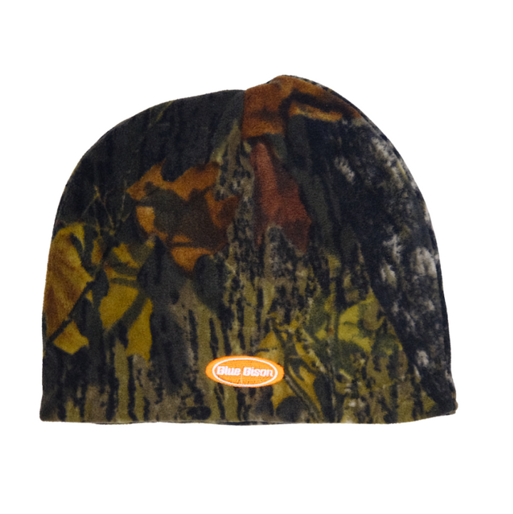 Blue Bison Camo Fleece Beanie