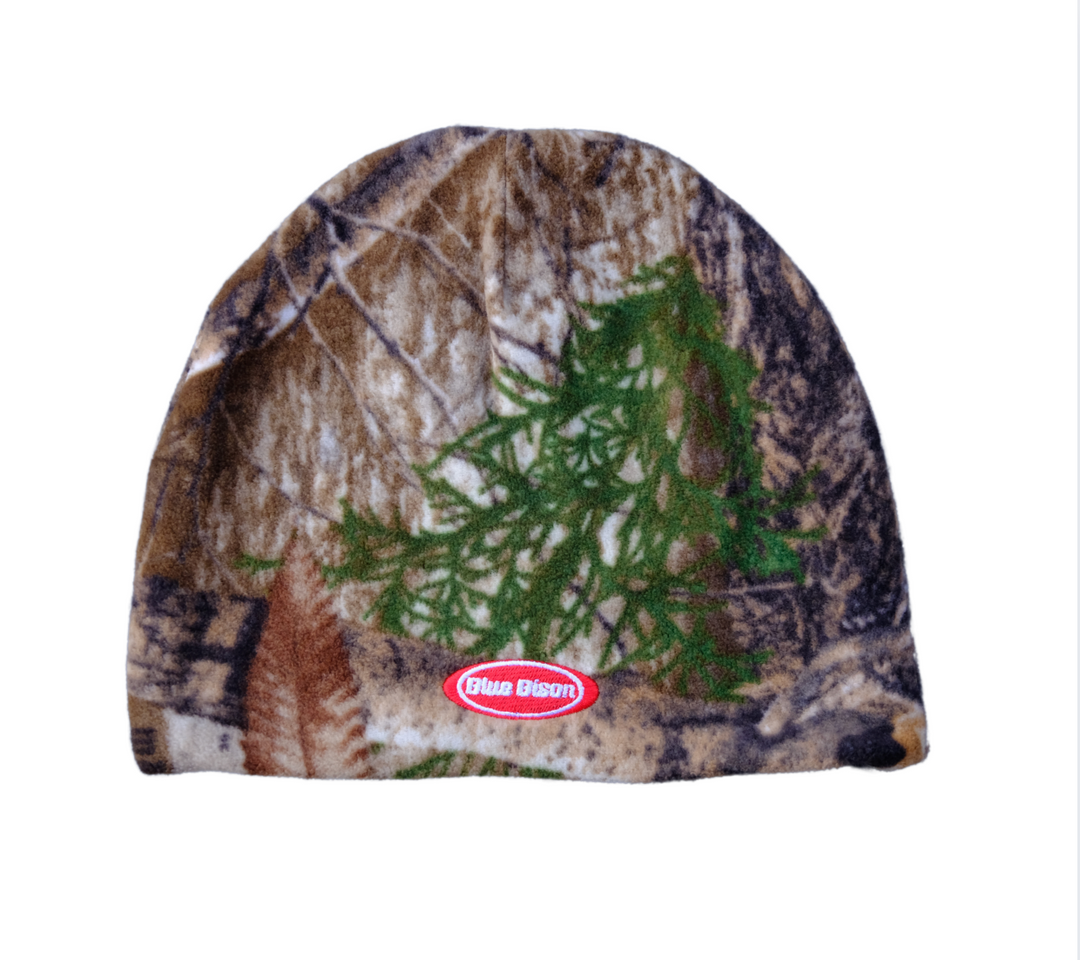 Blue Bison Camo Fleece Beanie