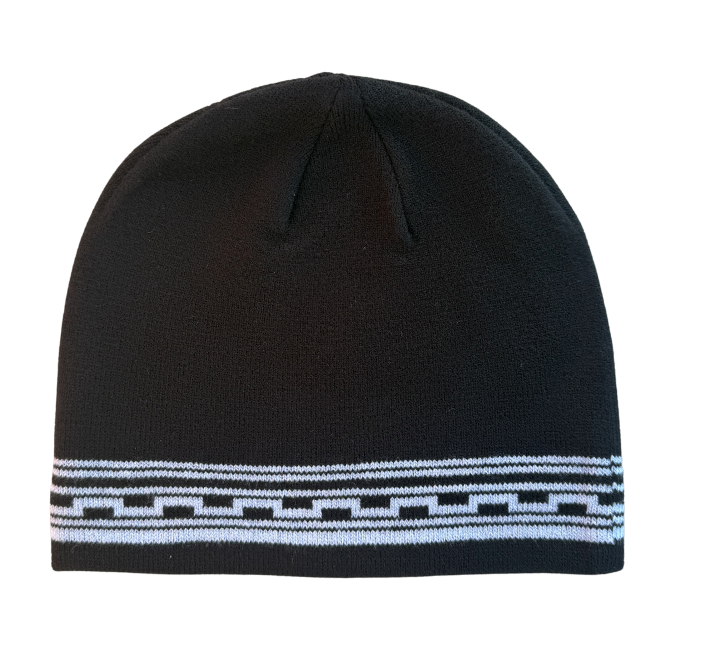 Blue Bison Black Ice Beanie Skull Cap