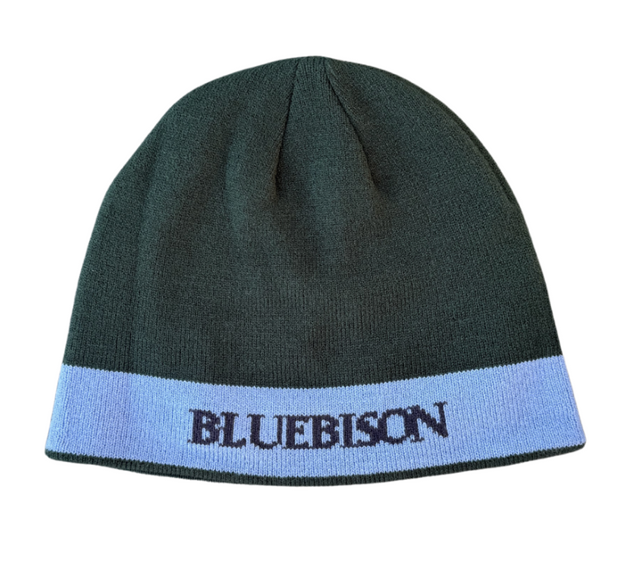Blue Bison Fern Skull Cap