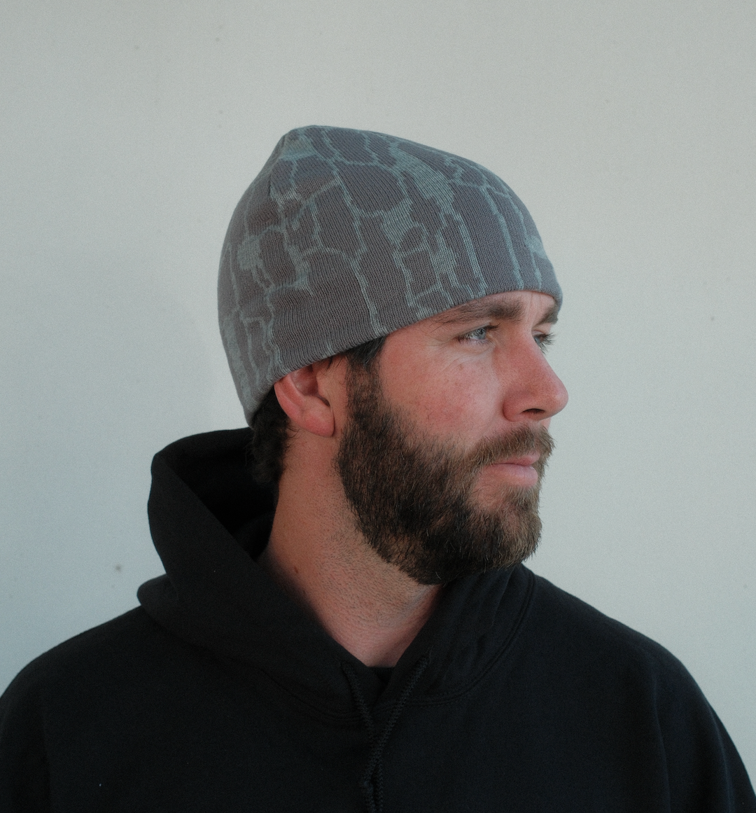 Blue Bison Tree Bark Skull Cap