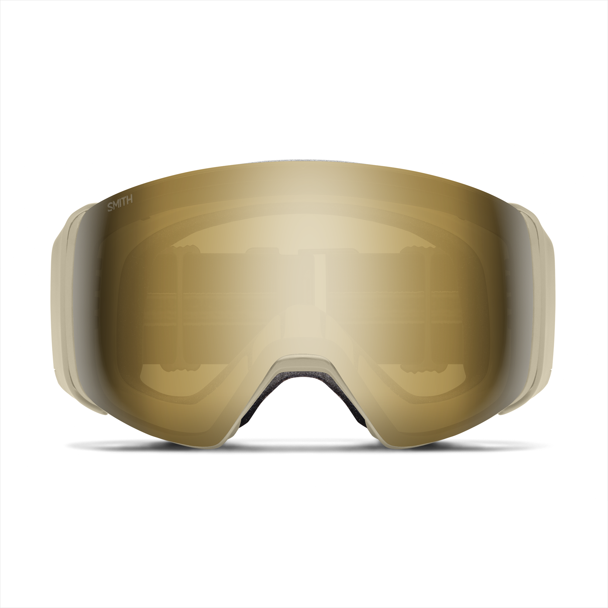 Smith Optics 4D MAG ユニ スノーウィンターゴーグル - ホワイトベイパー ChromaPop エブリデイグリーンミラー