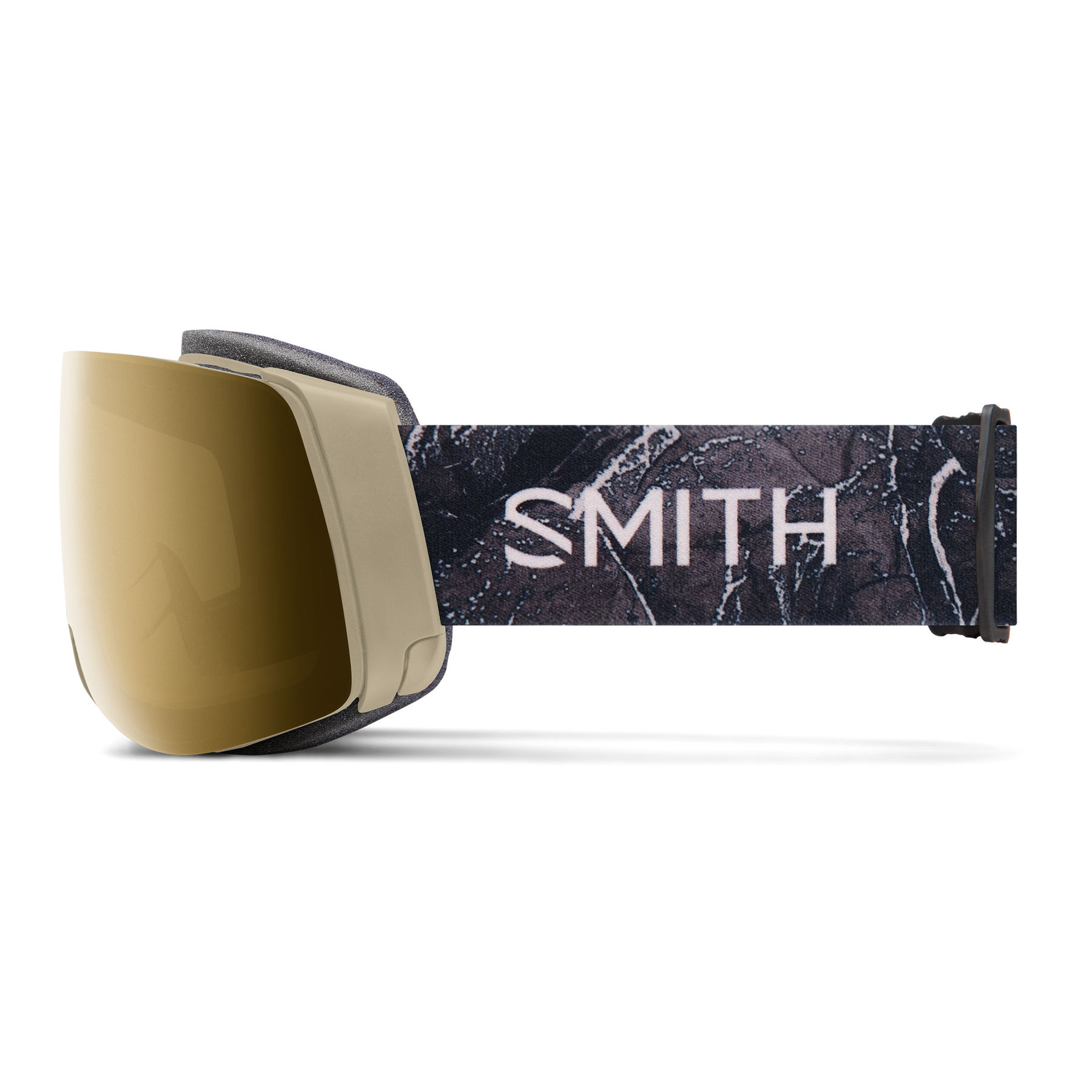 Smith 4D MAG Chalk Space Invader ChromaPop Sun Black Gold Mirror Goggles