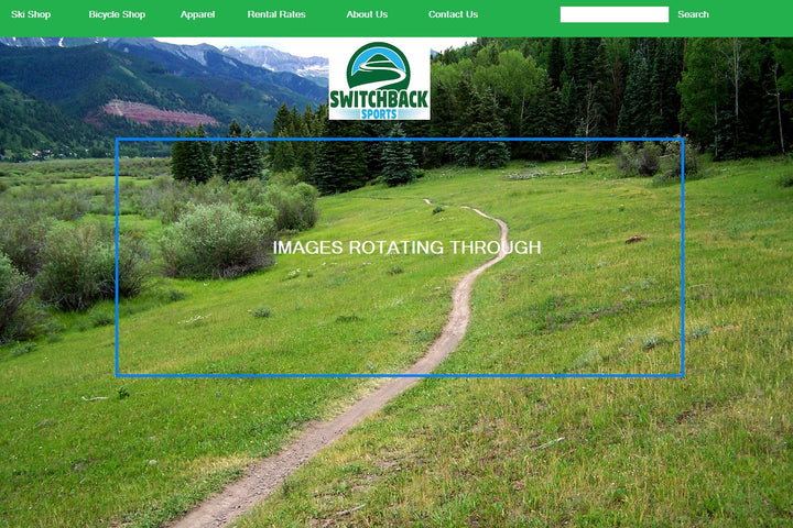 Switchback Sports Original Website Mocup