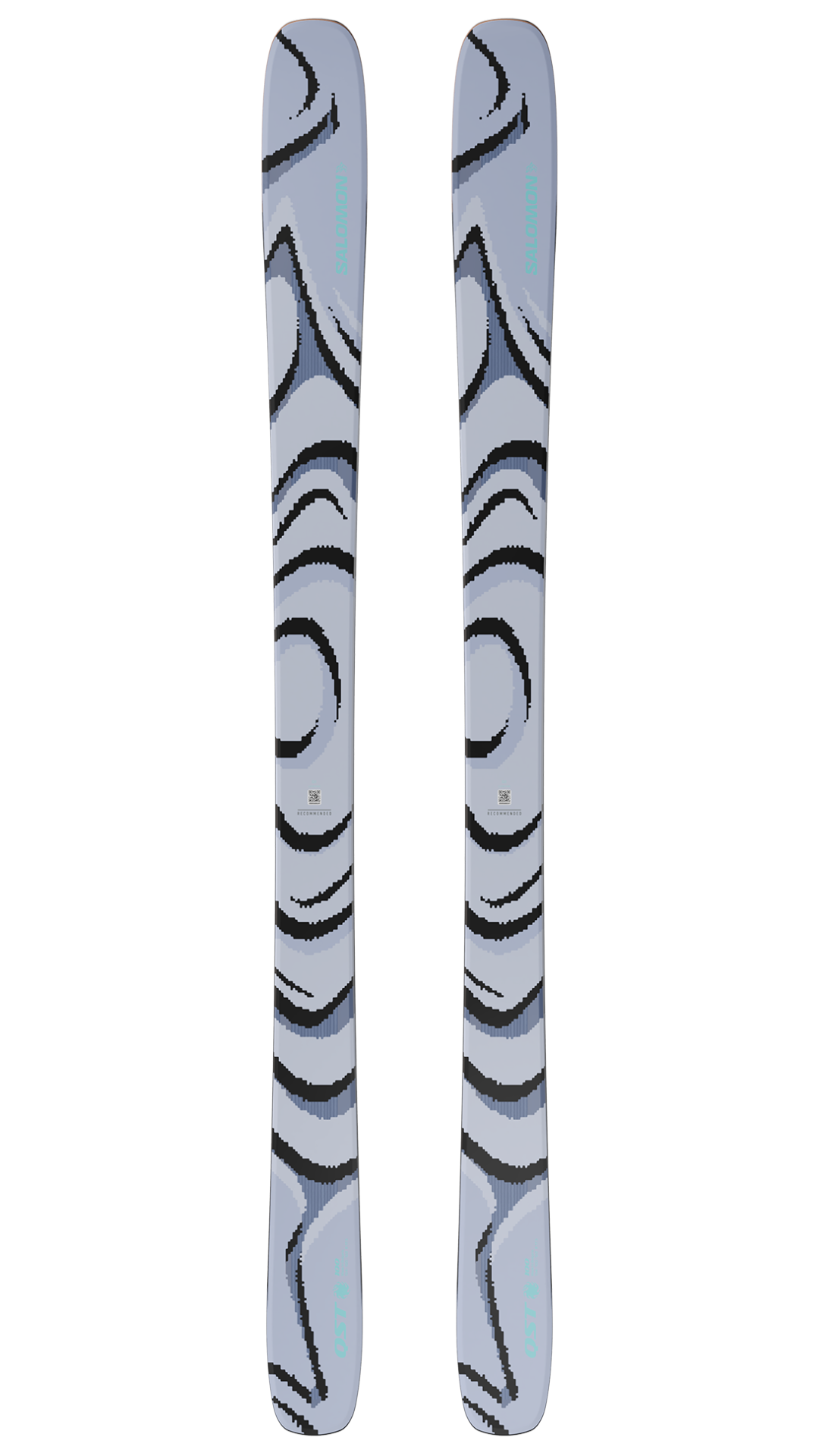 salomon 720 twin tip skis QST 106 evo Cork Damplifier 2.0 in its tip and tail Best New Gear: Salomon Twin