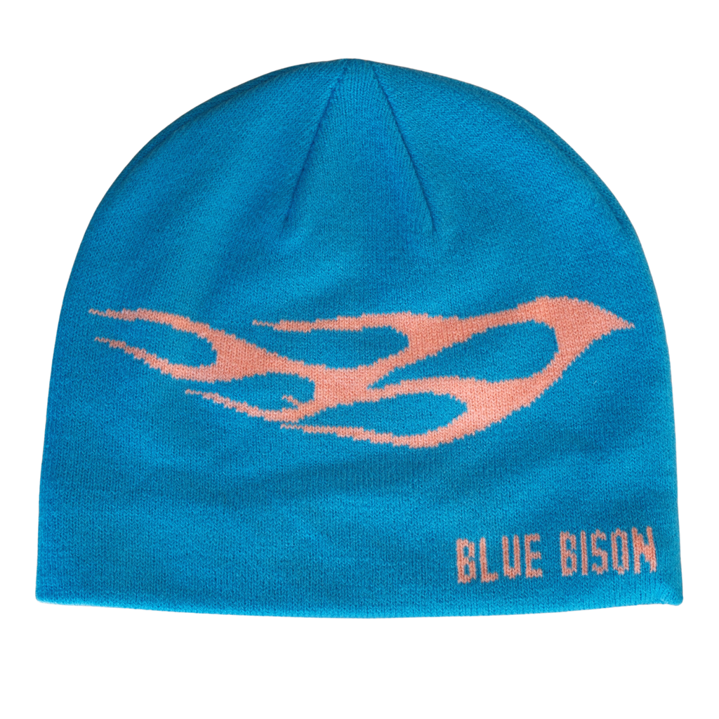 帽子 gakkin G DYED MARBLE BEANIE Blue Bison Flame Skull Cap Beanie – Switchback Sports