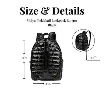 Maiya Pickleball Backpack Court Bag
