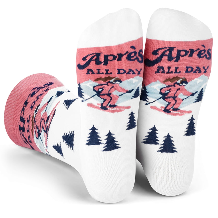 Pink Apres All Day Women's Socks