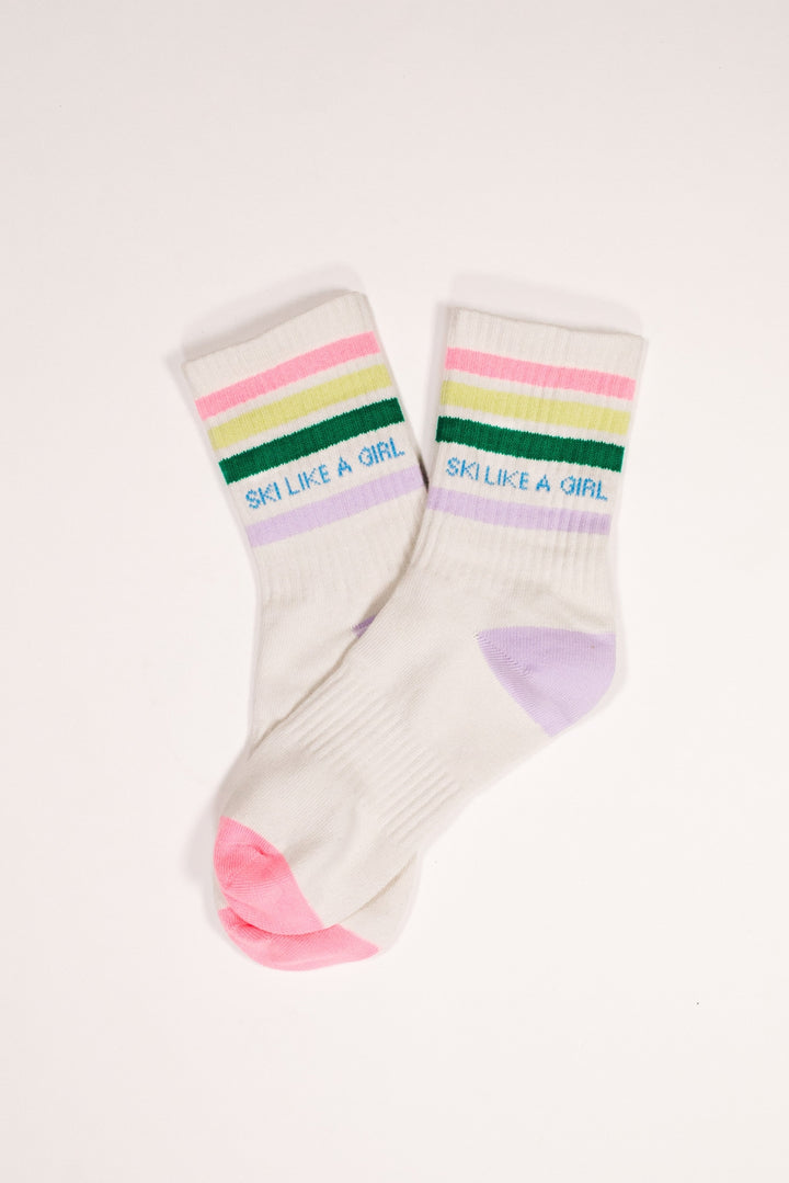 Ski Like a Girl Socks