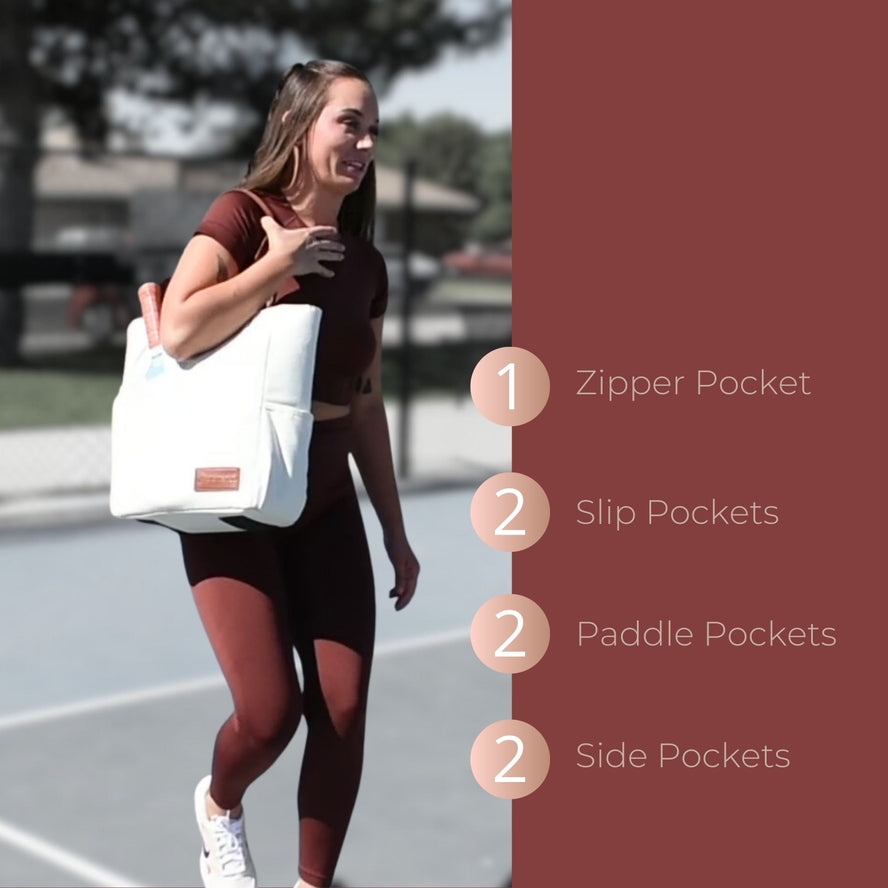 Premium Canvas Pickleball Tote Bag