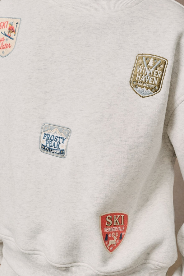 Ski Patch High Neck Crew