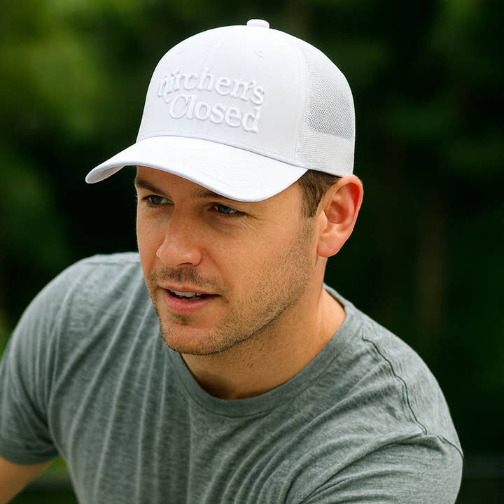 White On White Kitchen's Closed Pickleball Hat